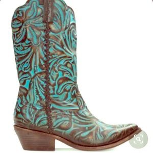 ISO Patricia Nash Bergamo Turquoise Boots